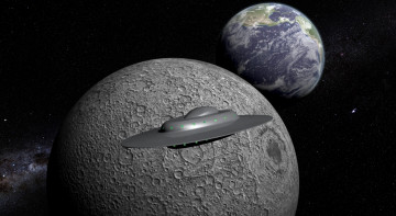 обоя космос, арт, космический, корабль, планета, звезды, вселенная, полет