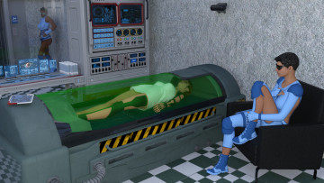 Картинка 3д+графика фантазия+ fantasy фон взгляд девушки