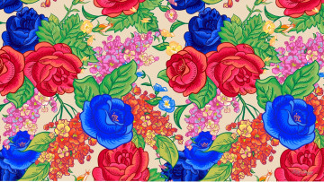 Картинка рисованное цветы фон бутоны