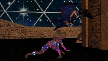 Картинка space++pirates 3д+графика фантазия+ fantasy пираты фон взгляд девушки