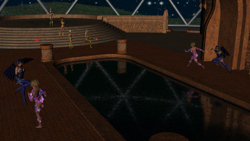 Картинка space++pirates 3д+графика фантазия+ fantasy фон пираты взгляд девушки