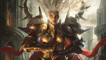 Картинка видео+игры legend+of+the+cryptids воин арт fantasy legend of the cryptids девушка игра доспехи меч