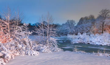 Картинка природа зима снег