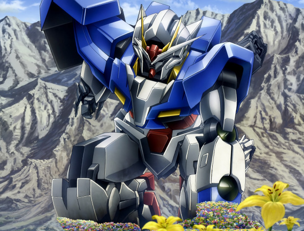 Обои картинки фото аниме, mobile suit gundam, робот