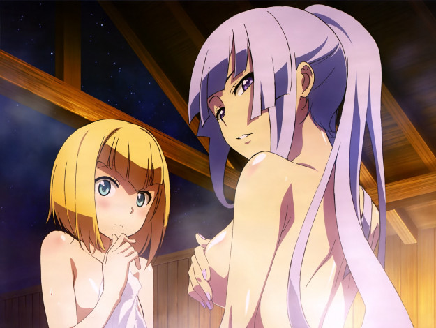 Обои картинки фото аниме, heavy object, девушки