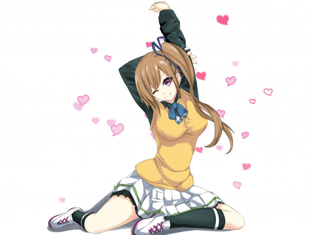 Обои картинки фото аниме, musaigen no phantom world, девушка