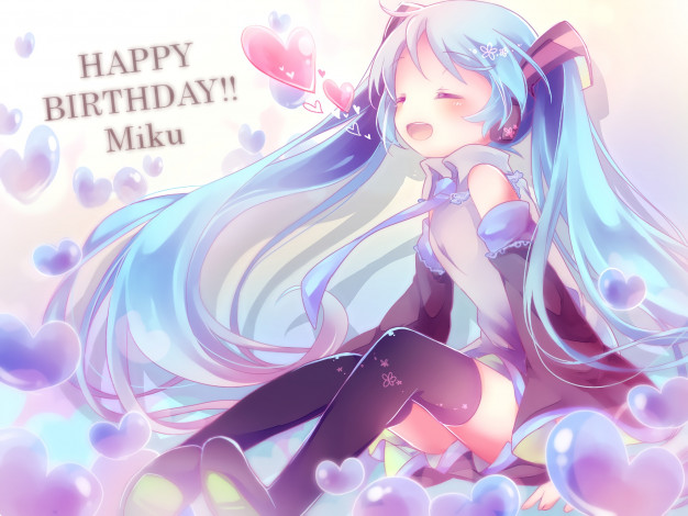 Обои картинки фото аниме, vocaloid, hatsune, miku