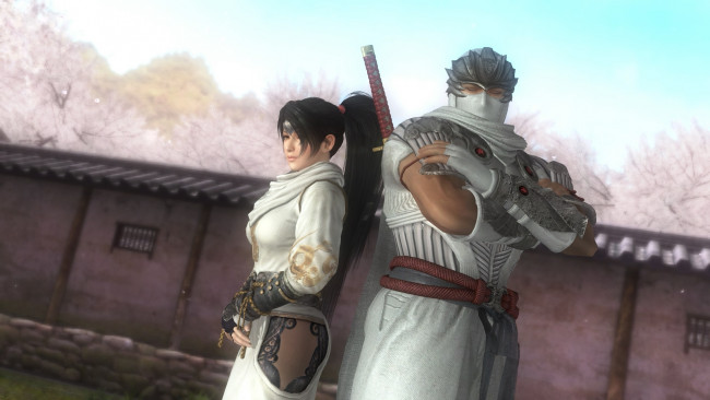 Обои картинки фото 3д графика, аниме , anime, девушка, взгляд, фон, оружие, ниндзя