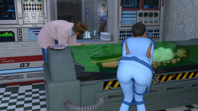 Обои картинки фото 3д графика, фантазия , fantasy, девушки, фон, взгляд