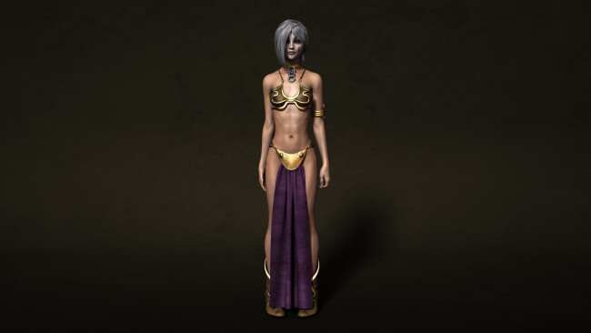 Обои картинки фото 3д графика, фантазия , fantasy, фон, взгляд, девушка