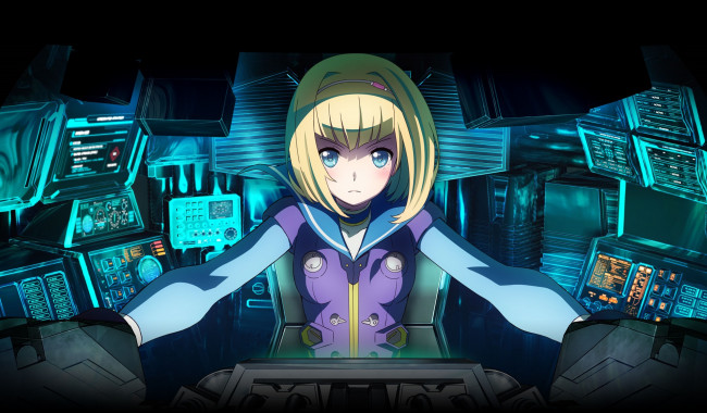 Обои картинки фото аниме, heavy object, девушка