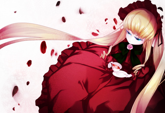 Обои картинки фото аниме, rozen maiden, rozen, maiden, shinku