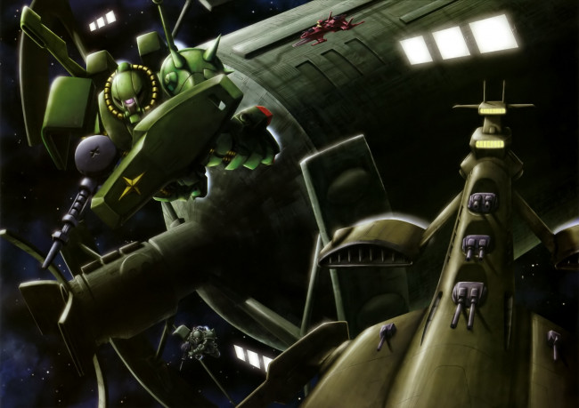 Обои картинки фото аниме, mobile suit gundam, робот