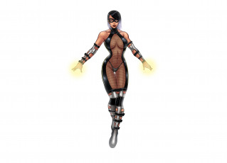 Картинка рисованное комиксы униформа взгляд фон девушка