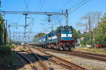 Картинка техника поезда состав локомотив