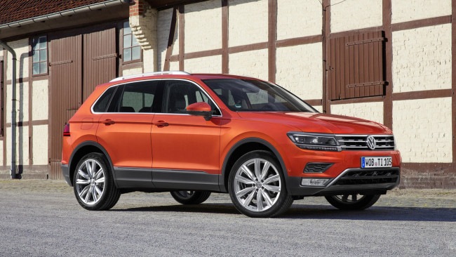 Обои картинки фото volkswagen tiguan 2017, автомобили, volkswagen, 2017, crossover, tiguan