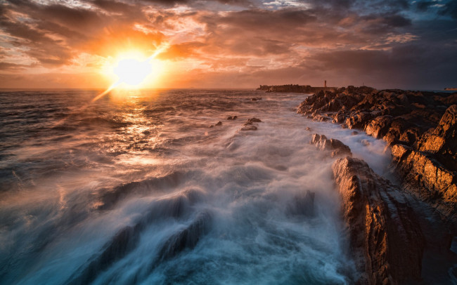 Обои картинки фото природа, восходы, закаты, рассвет