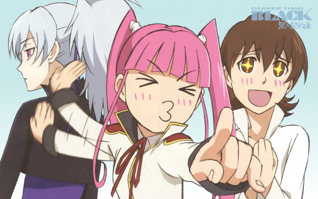 Обои картинки фото аниме, darker than black, персонажи