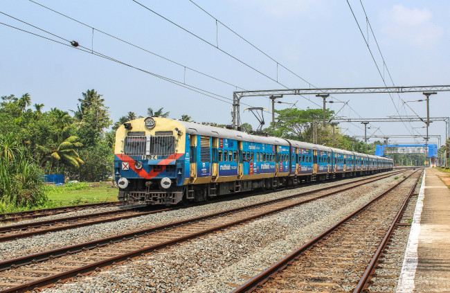 Обои картинки фото техника, электровозы, состав, локомотив