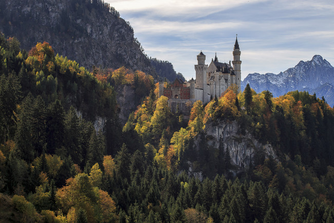 Обои картинки фото schloss neuschwanstein, города, замок нойшванштайн , германия, замок