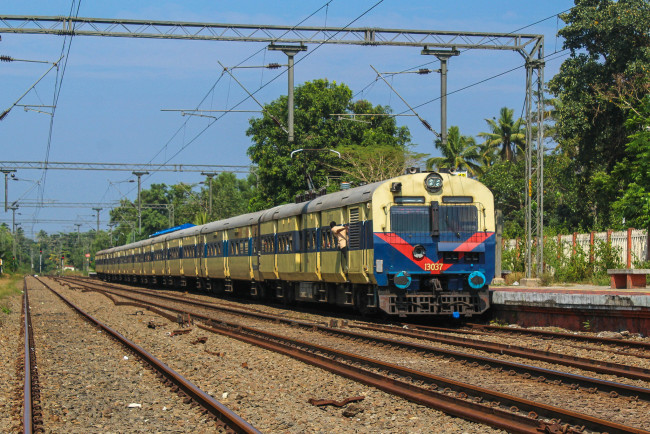 Обои картинки фото техника, электровозы, состав, локомотив