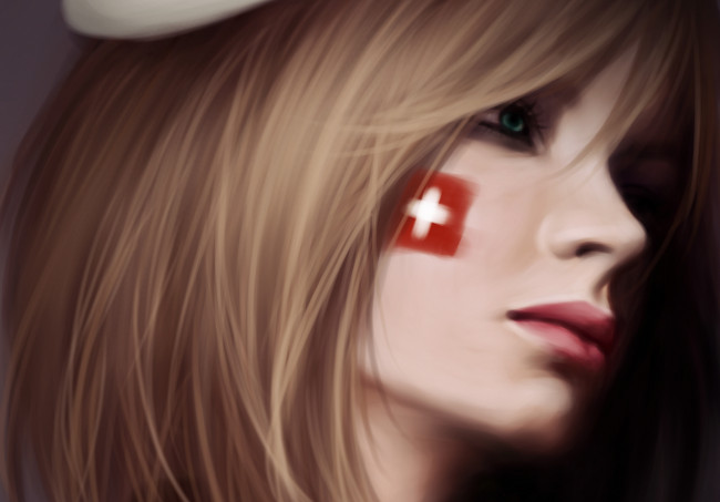 Обои картинки фото рисованное, люди, девушка