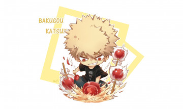 Картинка аниме boku+no+hero+academia bakugou katsuki