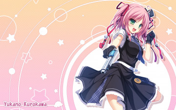 Картинка +girls+in+black аниме unknown +другое+ фон взгляд девушка