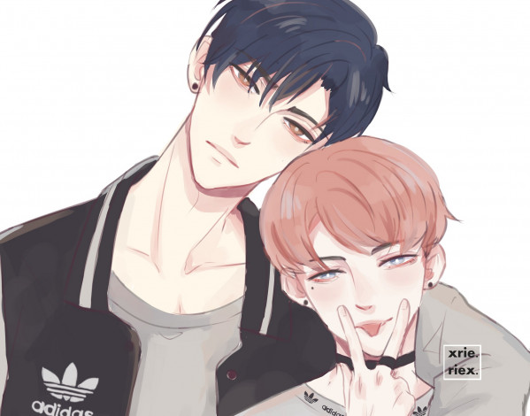 Обои картинки фото аниме, unknown,  другое , парни