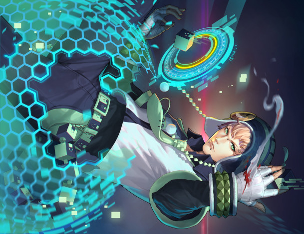 Обои картинки фото аниме, dramatical murder, драматическое, убийство