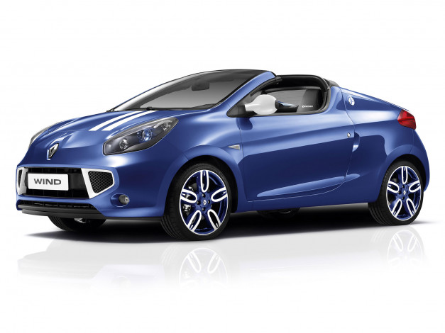 Обои картинки фото автомобили, renault, рено, синий