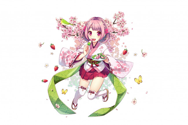 Обои картинки фото аниме, unknown,  другое , девушка, взгляд, фон