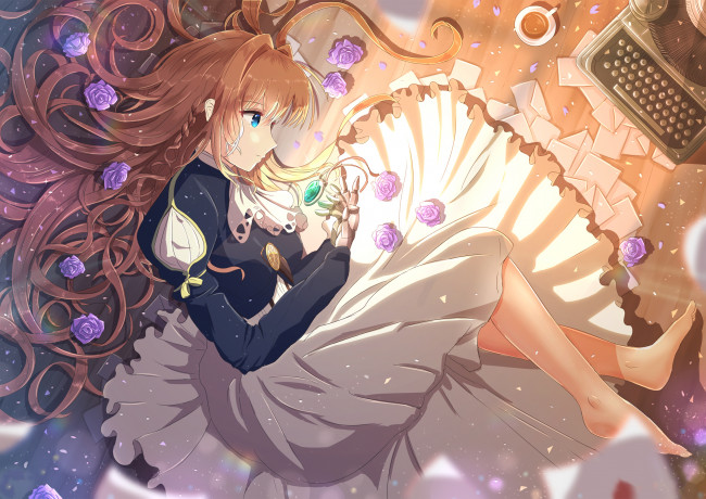 Обои картинки фото аниме, violet evergarden, девушка