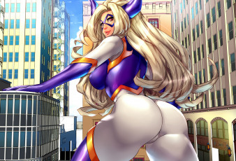 Картинка аниме boku+no+hero+academia девушка фон взгляд униформа