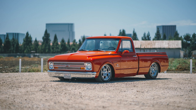 Обои картинки фото автомобили, chevrolet, 1970, c10