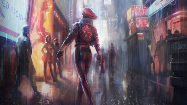 Обои картинки фото видео игры, cyberpunk 2077, cyberpunk, 2077, киберпанк