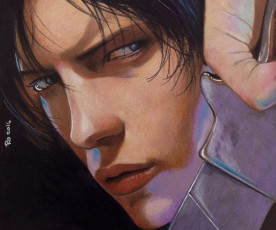 Картинка аниме shingeki+no+kyojin атака титанов