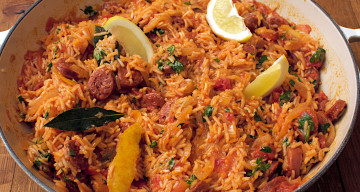 Картинка еда вторые+блюда греческая кухня плов лимоны