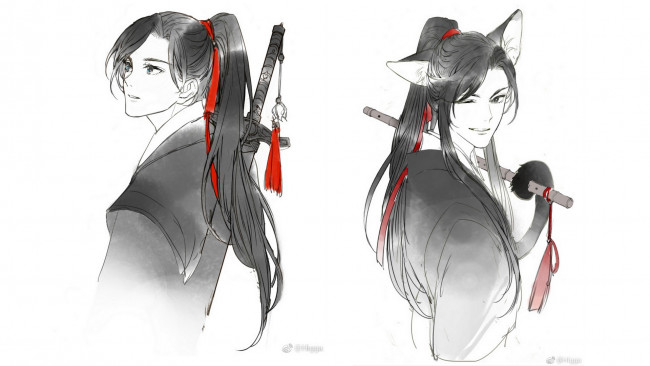 Обои картинки фото аниме, mo dao zu shi, the, untamed, неукротимый, повелитель, чэньцин, мосян, тунсю, mo, dao, zu, shi, магистр, дьявольского, культа