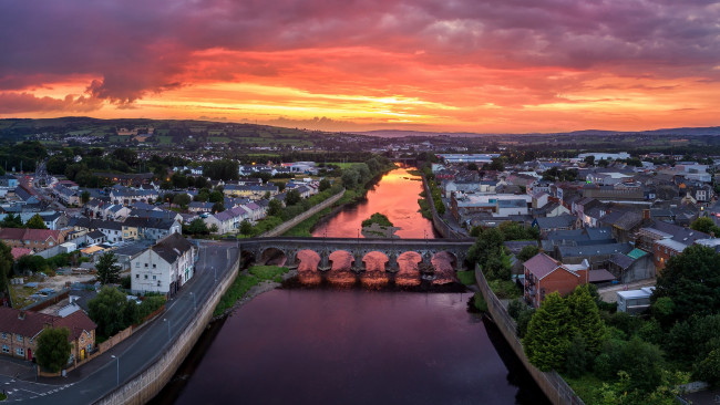 Обои картинки фото strabane, northern ireland, города, - панорамы, northern, ireland