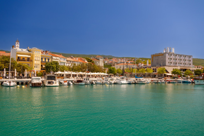 Обои картинки фото crikvenica, croatia, города, - улицы,  площади,  набережные