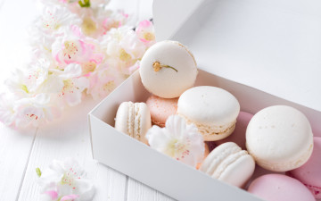 обоя еда, макаруны, лакомство, ассорти