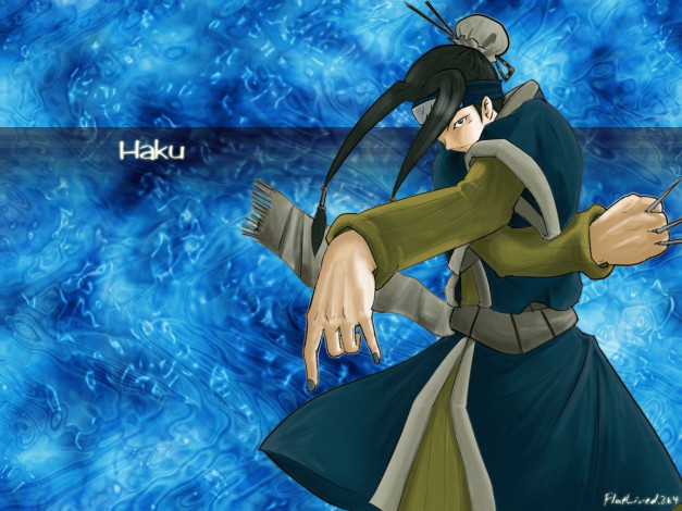 Обои картинки фото haku, аниме, naruto