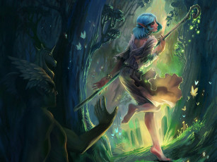 Картинка фэнтези эльфы