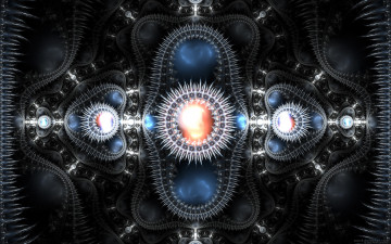 Картинка 3д графика fractal фракталы