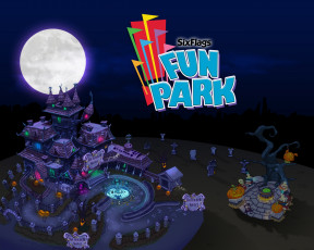 Картинка видео игры six flags fun park