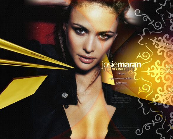 Обои картинки фото Josie Maran, девушки
