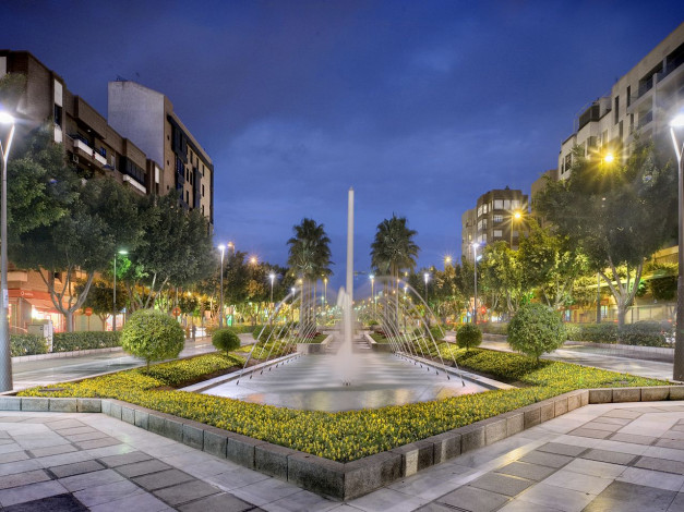 Обои картинки фото andalusia, spain, города, фонтаны