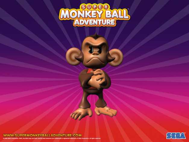 Обои картинки фото видео, игры, super, monkey, ball, adventure