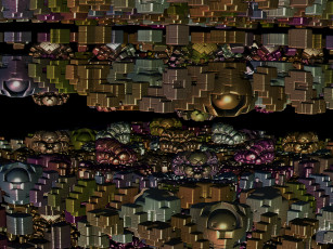 Картинка 3д графика fractal фракталы узор цвета